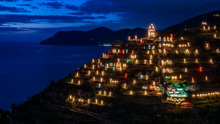 Il presepe di Manarola Il presepe di Manarola
